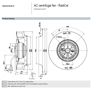 R2E220-RA38-01 Ebmpapst fans
