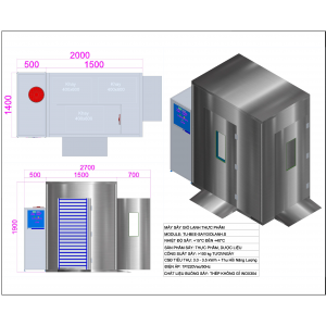 Máy sấy lạnh nhiệt độ 18oC đến 40oC