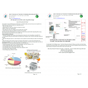 Giải pháp thu hồi năng lượng từ nhiệt thải dàn nóng - Tạo nước nóng 65°C